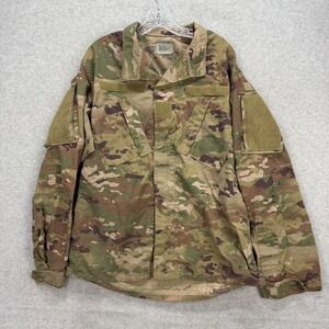 US Military OCP Multicam Combat Coat Mens Large Long Camo Insect Top Jacket